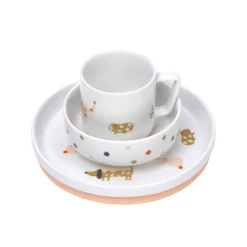 Lässig Kinderservies Porselein Spicey Orange set 3-delig
