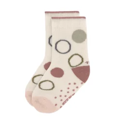 Lässig Kindersokjes Anti-Slip Offwhite/Powder Pink Set 2-delig