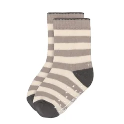 Lässig Kindersokjes V-Master Anti-Slip Anthracite/Taupe Set 2-delig