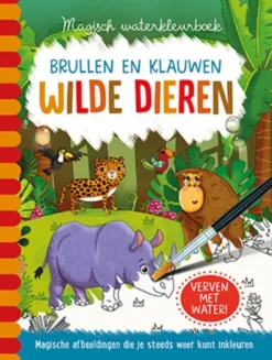 Magisch waterkleurboek - Wilde dieren