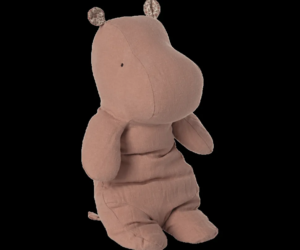 Maileg Knuffel Safari Friends Nijlpaard Oud Roze 34cm
