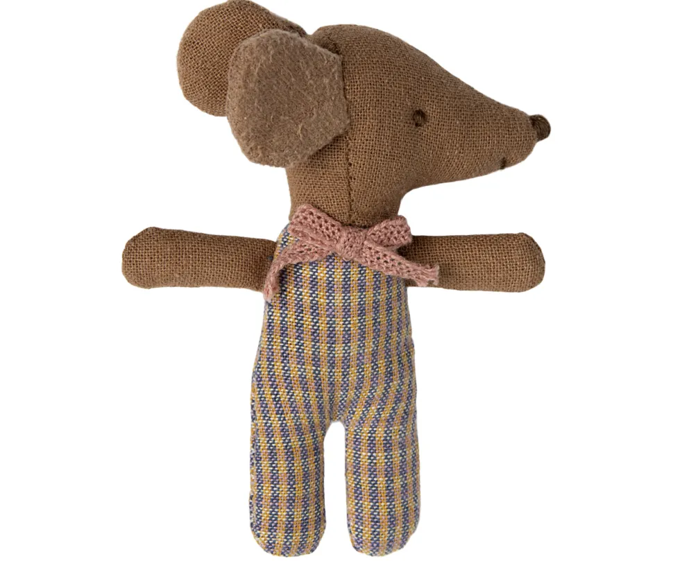 Maileg Knuffelmuis Baby Sleepy-Wakey Roze