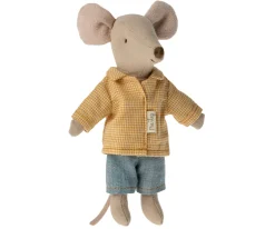 Maileg Knuffelmuis Grote Broer Muis in Luciferdoosje Big Brother 13cm