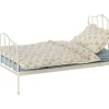 Maileg Metalen Poppenbed Mini Blauw
