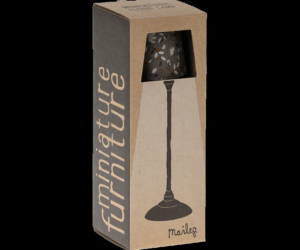 Maileg Miniatuur Vloerlamp Grijs