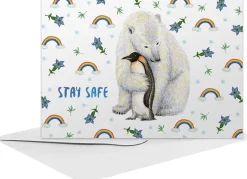 MiesToGo Wenskaart IJsbeer Stay Safe