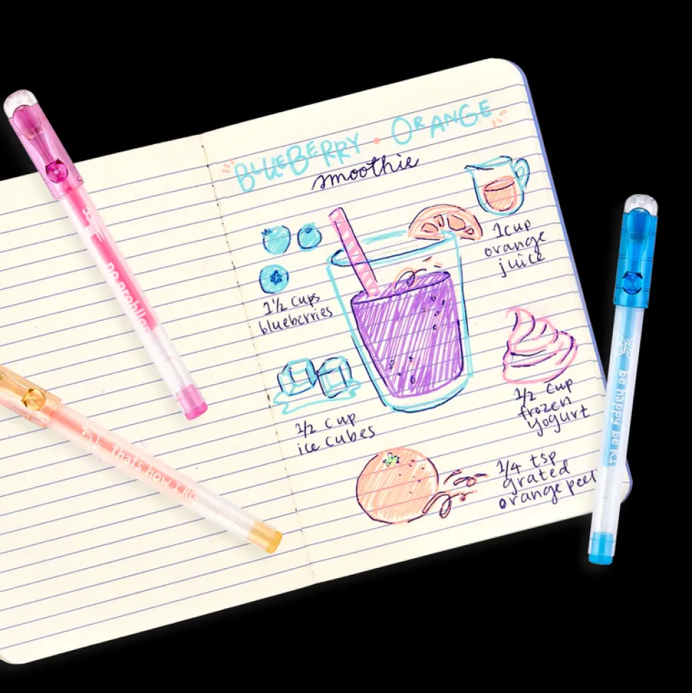 Ooly Mini Gel Pennen Funtastic Friends set 6-delig