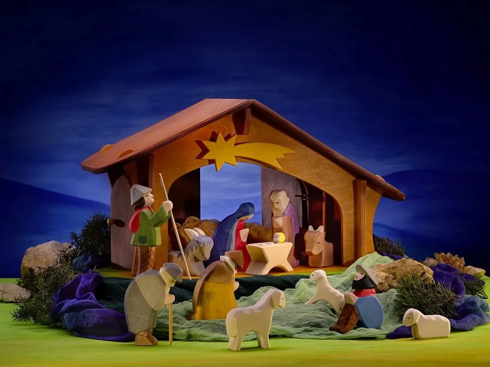 Ostheimer Bodemplaat Grondplaat voor Kerststal 35014