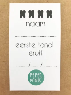 Pepermints Tandendoosje Panter