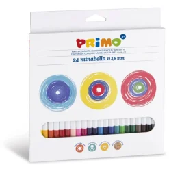 Primo Minabella kleurpotloden ø3.8mm Set 24-delig in doos