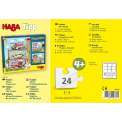 Puzzels In actie 24pcs set  2-delig