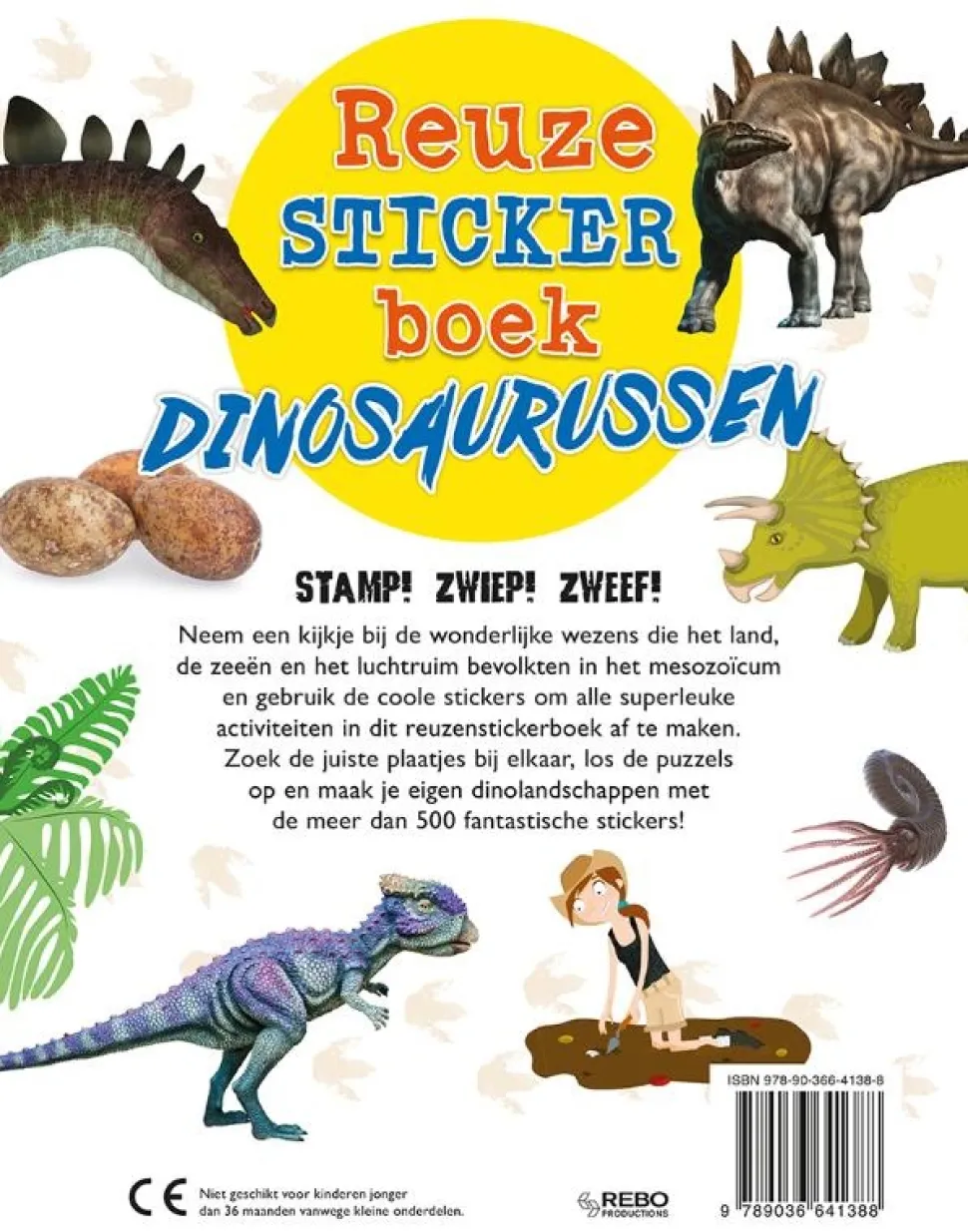 Reuzestickerboek Dinosaurussen