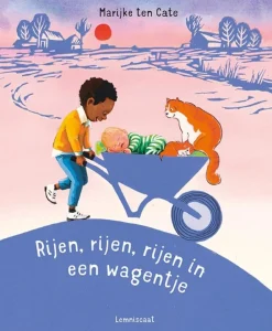 Rijen, rijen, rijen in een wagentje