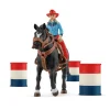 Schleich Barrel Racing met Cowgirl