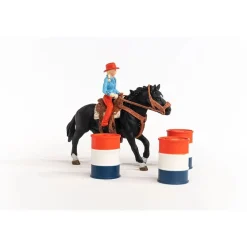 Schleich Barrel Racing met Cowgirl
