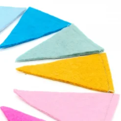 Sjaalmetverhaal Viltslinger Vlag Pasteltinten