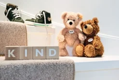 Steiff Knuffel Teddybeer Fynn beige 28cm