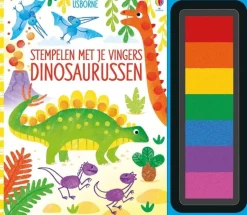 Stempelen met je vingers - Dinosaurussen