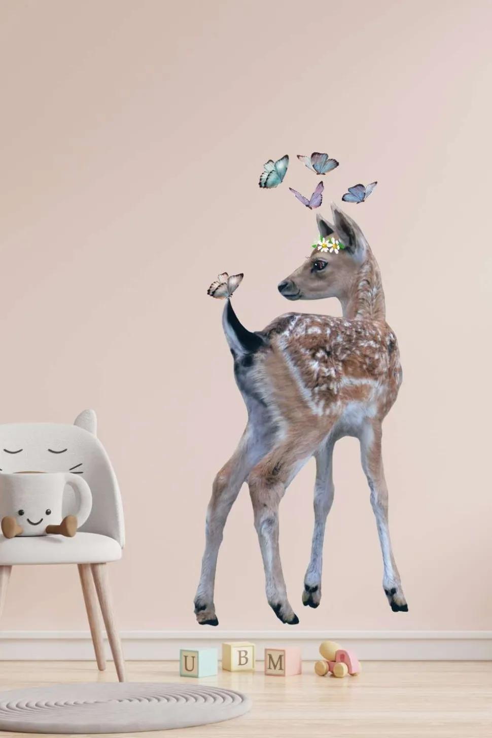 Sticky Tales Muursticker Hertje Pien