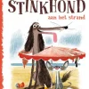 Stinkhond aan het strand