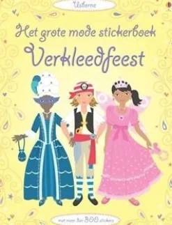 Uitgeverij Usborne Het grote mode stickerboek Verkleedfeest