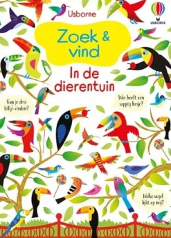 Uitgeverij Usborne Zoek & Vind Dierentuin