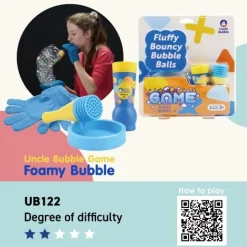 Uncle Bubble Bellenblaas Schuim Foamy Bouncing Bubble Set