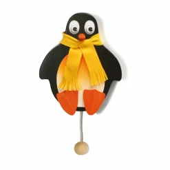 Weizenkorn Muziekdoos Wand 3D Pinguin Hout