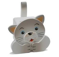 Weizenkorn Spaarpot Kat Hout