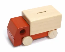 Weizenkorn Spaarpot Vrachtauto Hout