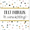 Wenskaart Blij Nieuws in Verwachting
