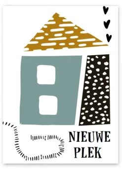 Wenskaart Nieuwe Plek