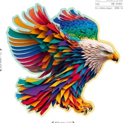Wooden City Puzzel Hout Bright Eagle 250pcs