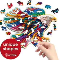 Wooden City Puzzel Hout Bright Eagle 250pcs