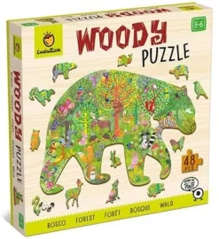 Woody Houten Puzzel Speelset Bos