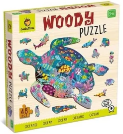 Woody Houten Puzzel Speelset Oceaan