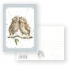 Wrendale Designs Anniversary Owls - Postcard