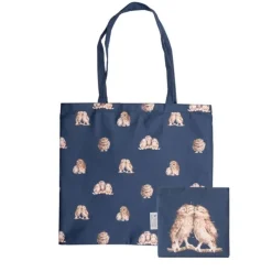 Wrendale Designs Opvouwbare Boodschappentas Uil Bird of a Feather