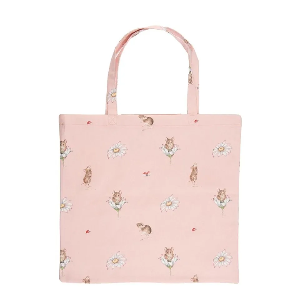 Wrendale Designs Opvouwbare Boodschappentas Muis Oops a Daisy