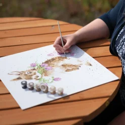 Wrendale Designs Paint by Numbers - Head Clover Heels (Rabbit)