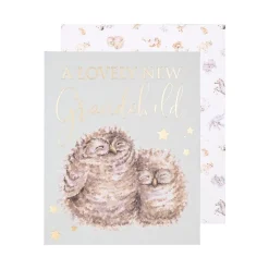 Wrendale Designs Wenskaart Words of Wisdom  - A Lovely New Grandchild