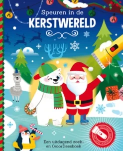 Zaklampboek Speuren in de kerstwereld
