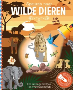 Zaklampboek Speuren naar wilde dieren